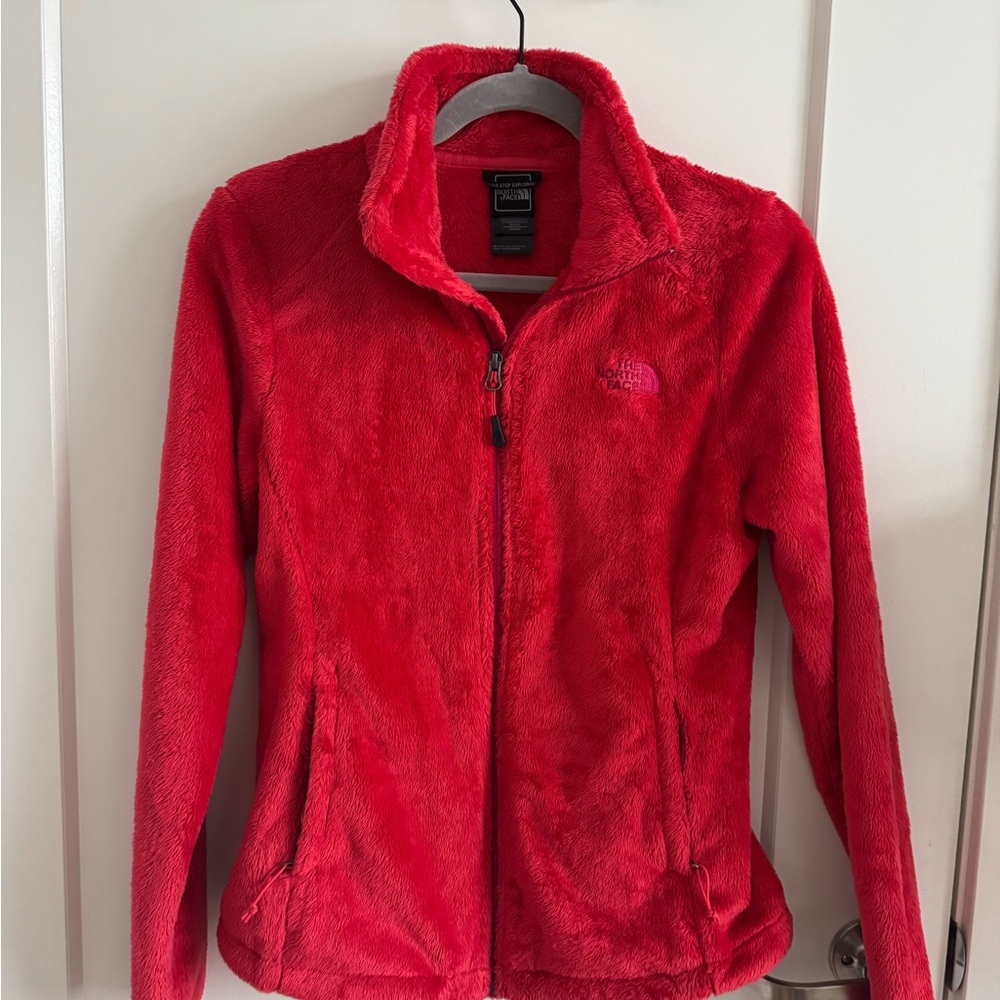 SOLD • The North Face Women's Vibrant Red Teddy Jacket
